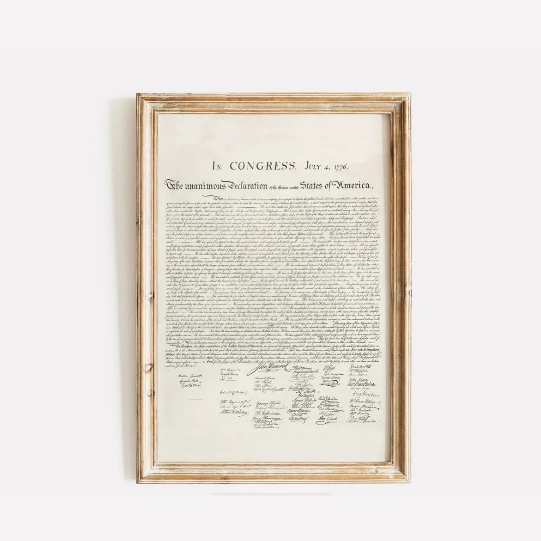 Vintage USA Wall Art – Homeschool Gallery of 9 Printable Signs