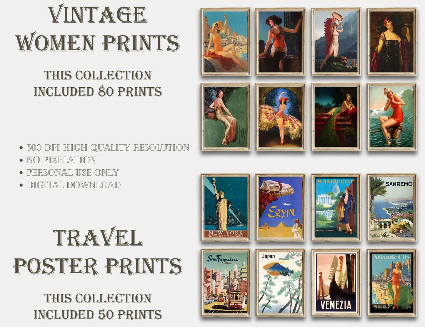 Vintage Country Landscape Print Bundle – 3000 Antique Farmhouse & Nature Downloads