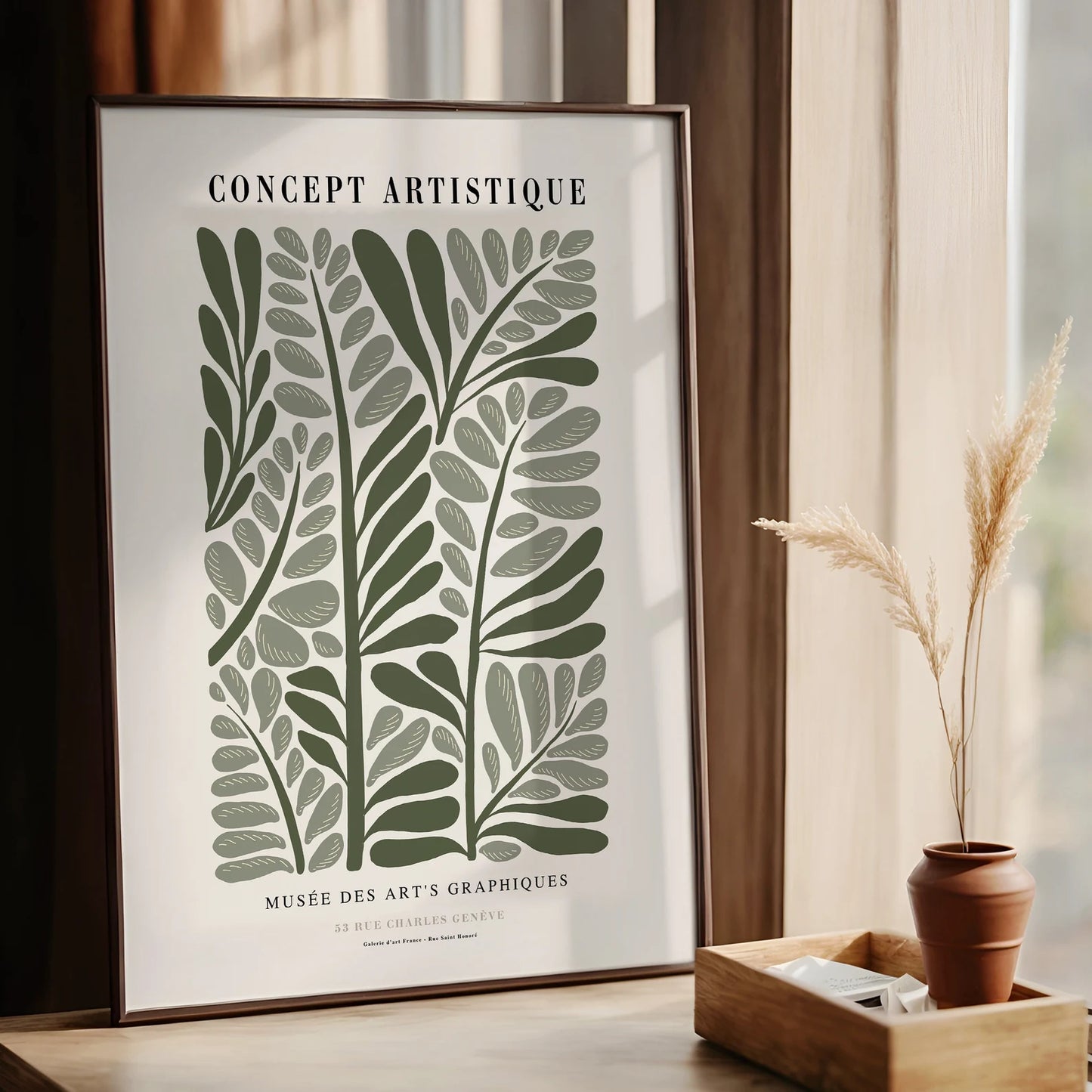 Sage Green Botanical Print Set of 2 – Digital Wall Art Download