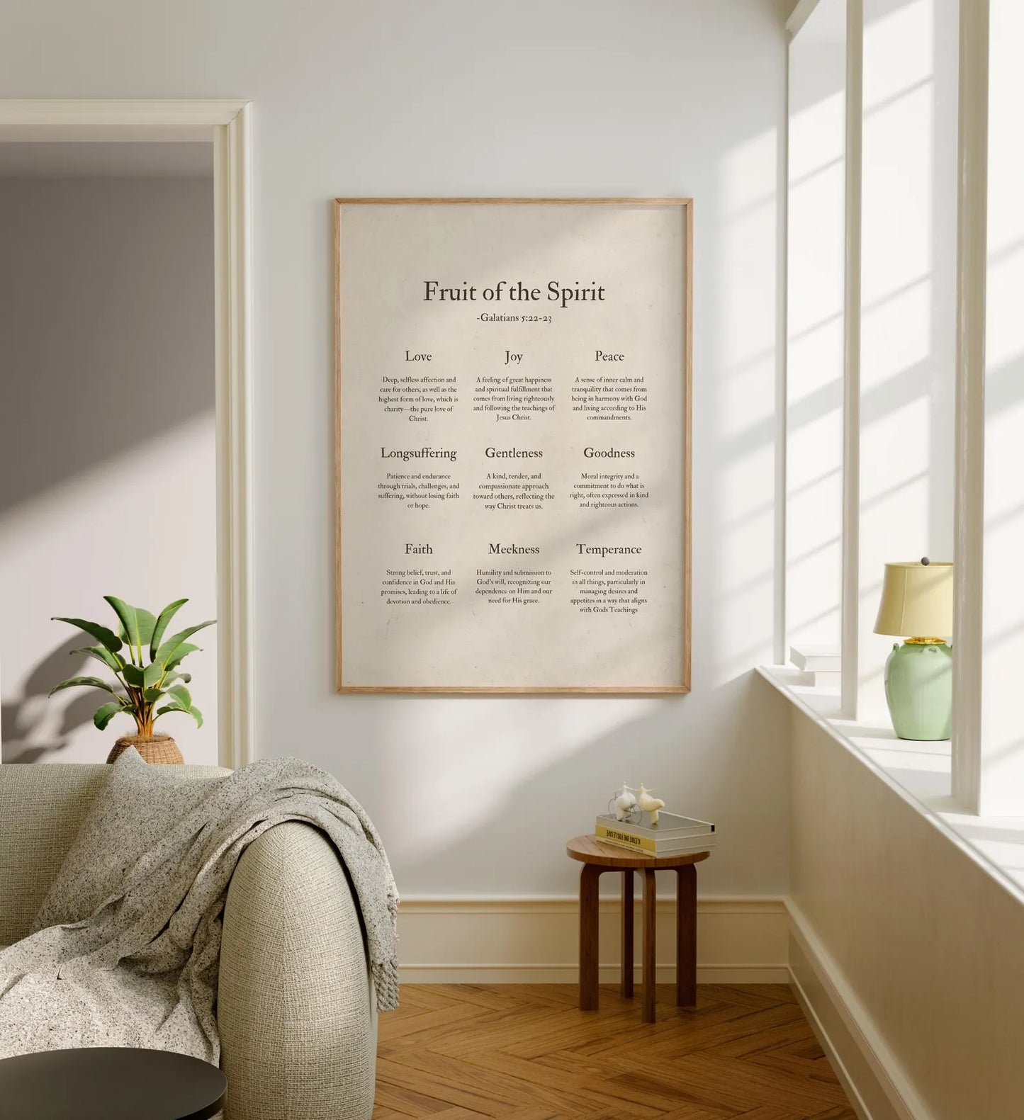 Christian Gallery Wall Set – Fruit of the Spirit Printable Art