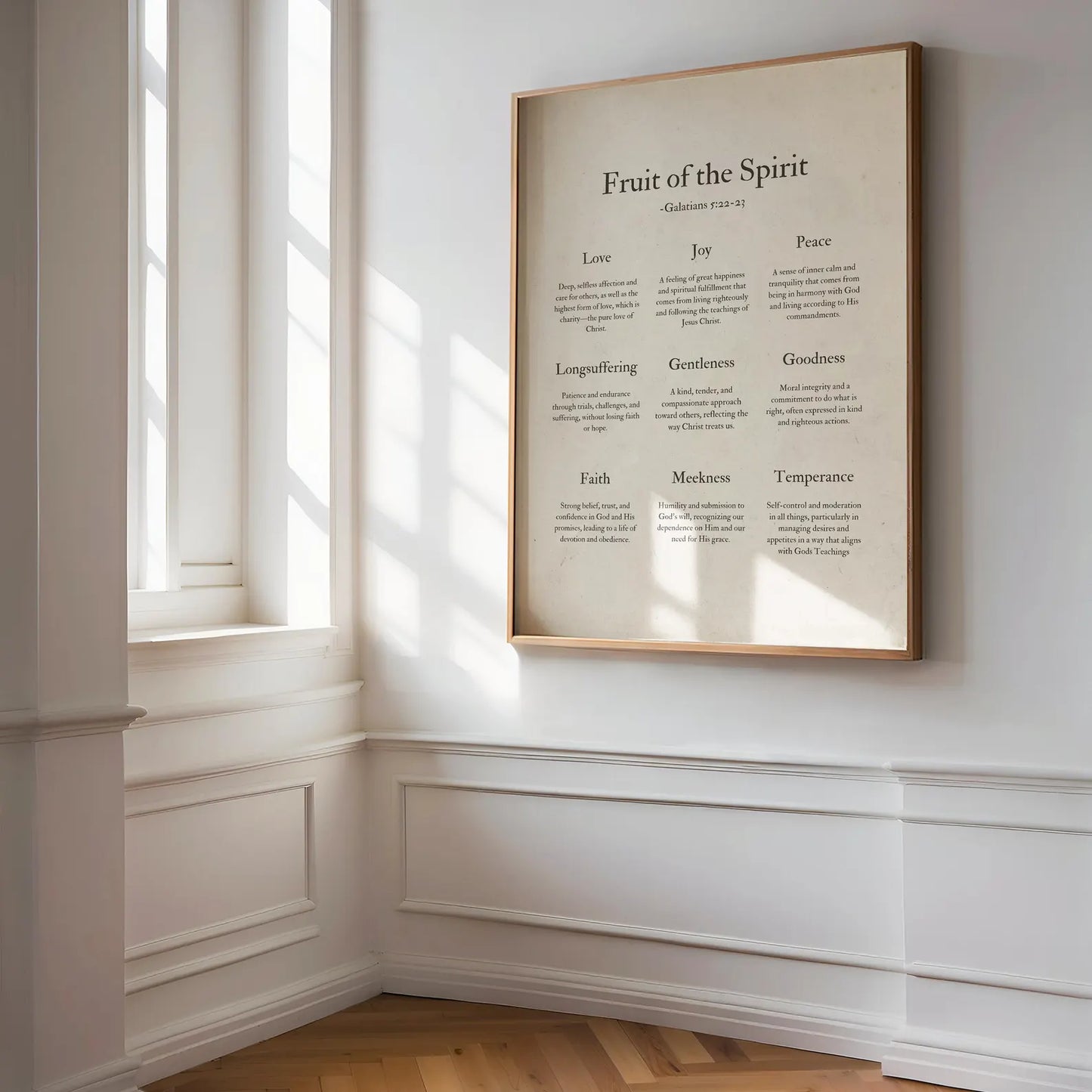 Christian Gallery Wall Set – Fruit of the Spirit Printable Art