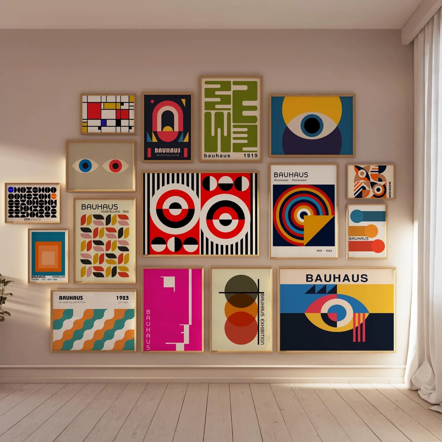 4250+ Bauhaus Poster Bundle – Mid Century Modern Printable Wall Art