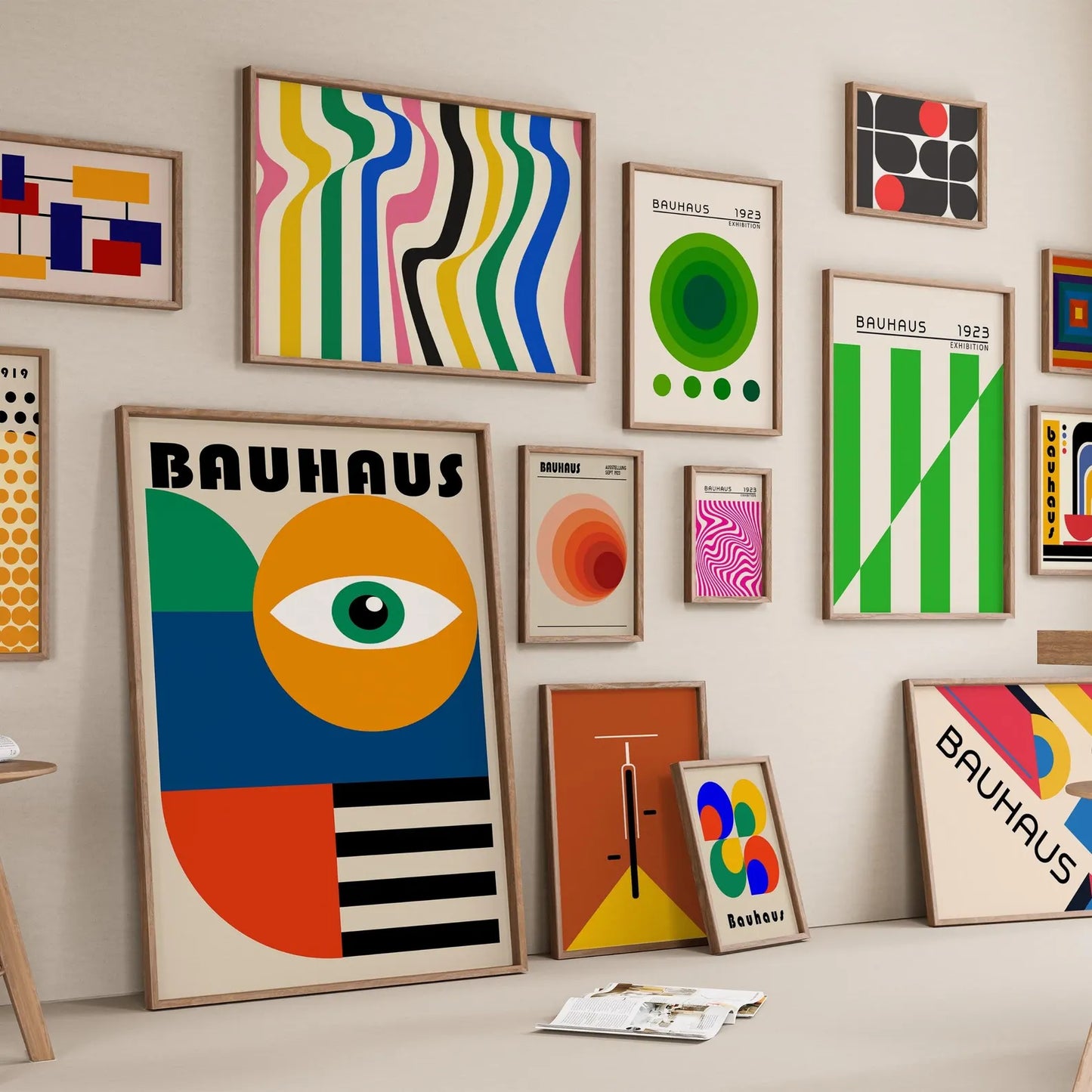 4250+ Bauhaus Poster Bundle – Mid Century Modern Printable Wall Art