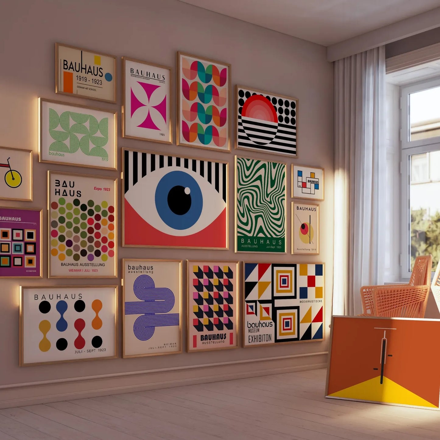 4250+ Bauhaus Poster Bundle – Mid Century Modern Printable Wall Art